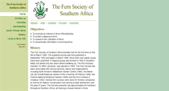 Desktop Screenshot of fernsoc.co.za